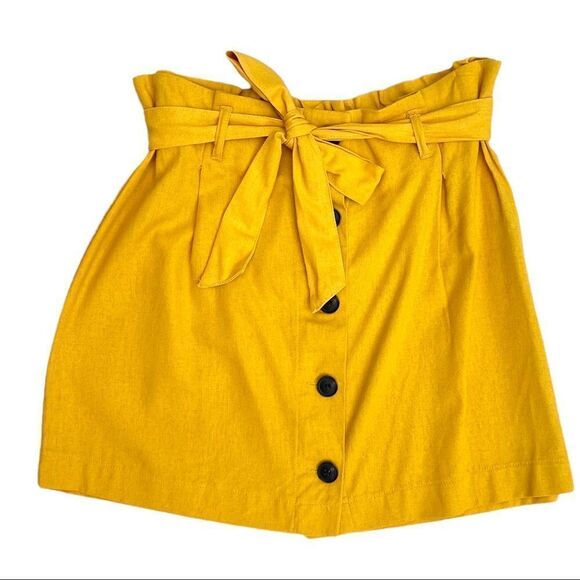 Ci Sono by Cavalini Paper Bag Skirt - Picture 1 of 9